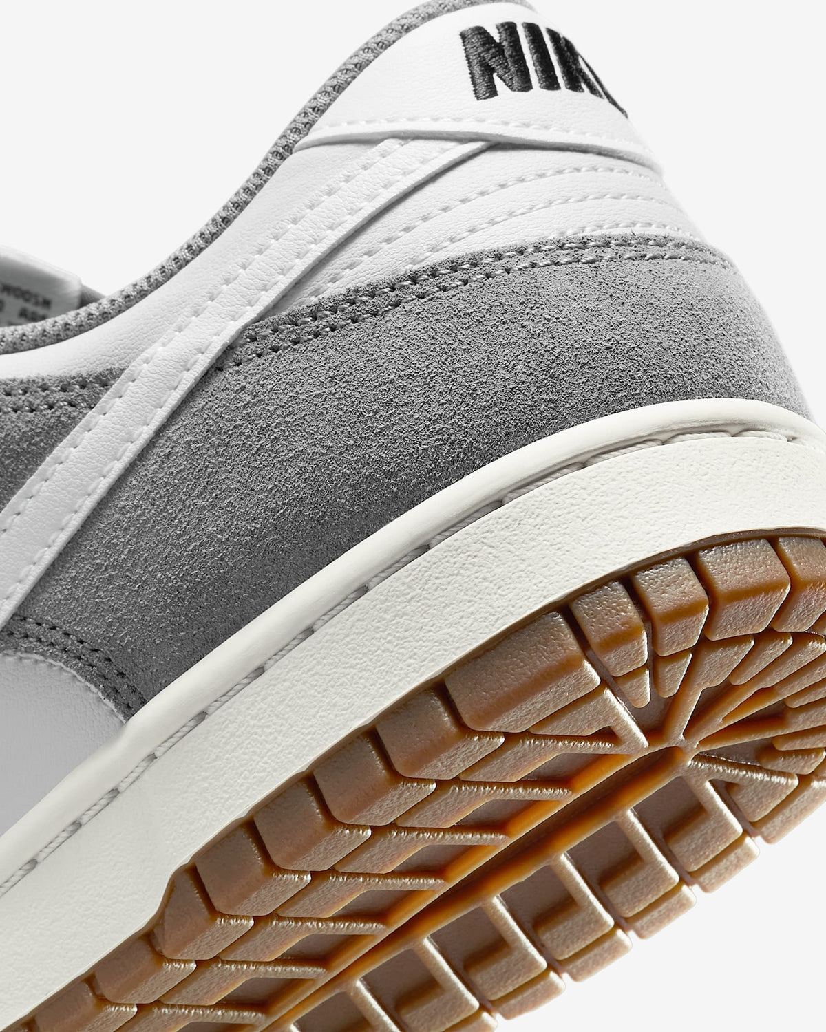 IB6399-001 Nike Dunk Low Grey Suede (Men's)
