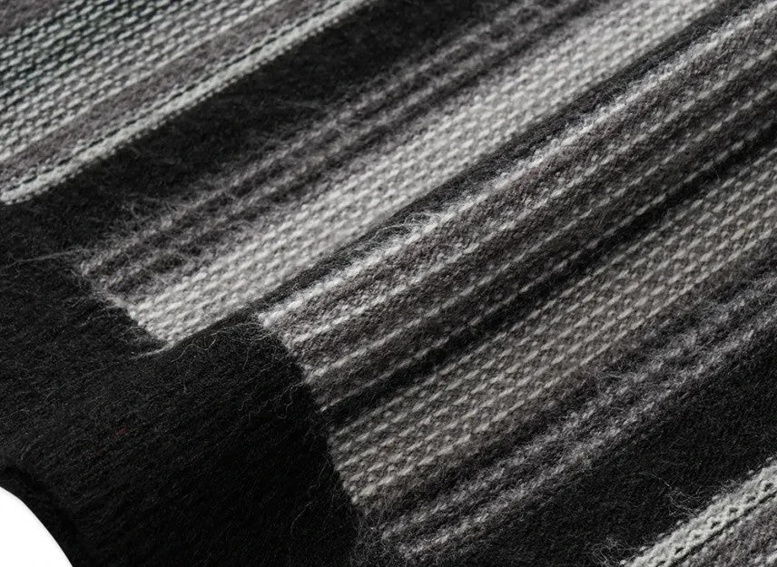 Supreme Multi Stripe Polo Sweater "Black"