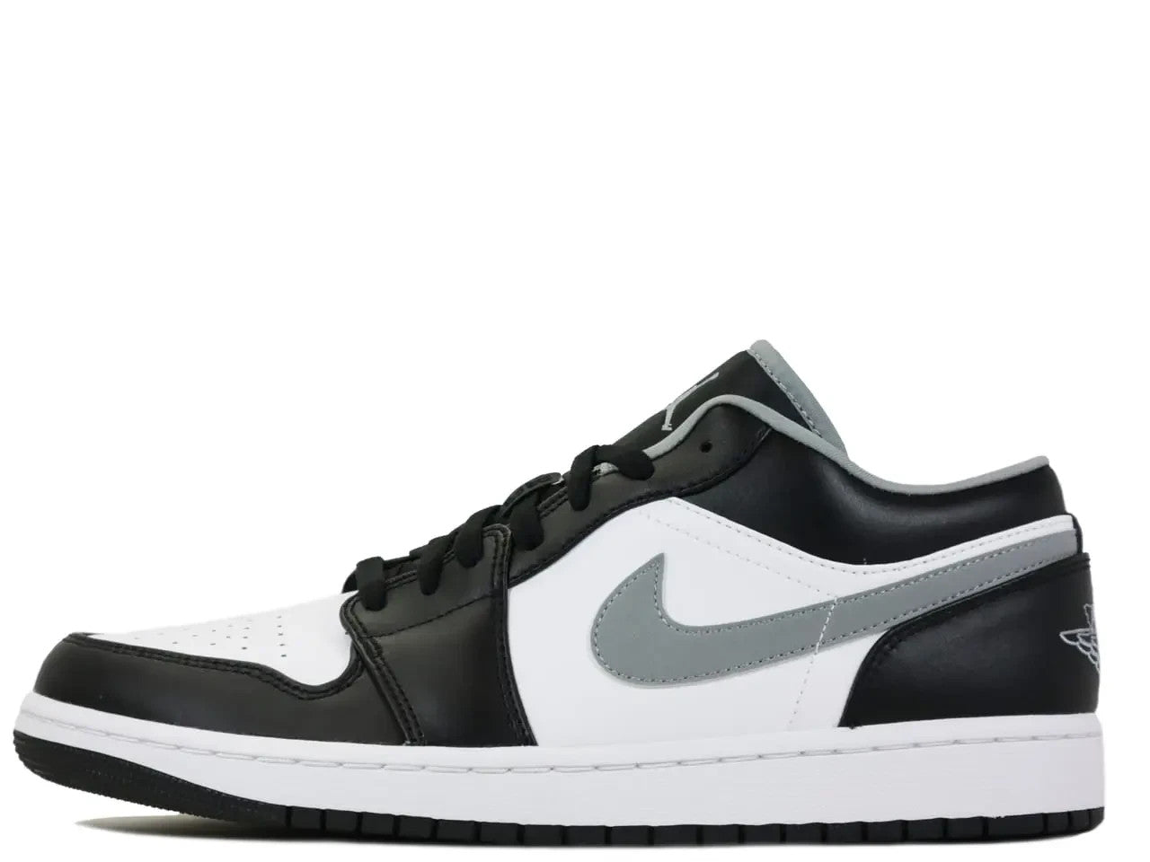 553558-040 Nike Air Jordan 1 Low Grey Black (Men's)