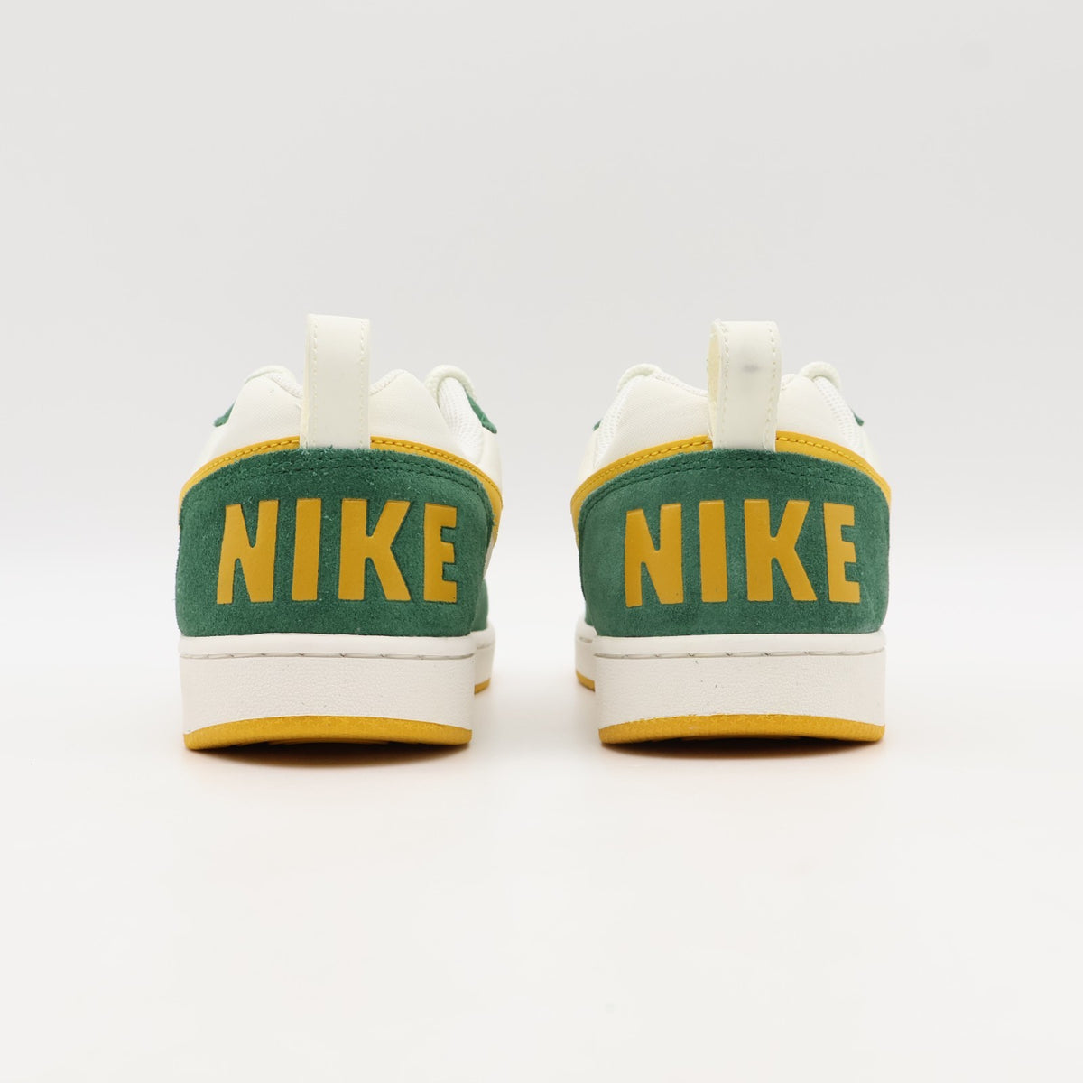 844881-100 Nike Court Borough Low Premium Sail Gorge Green Yellow Ochre (Men's)