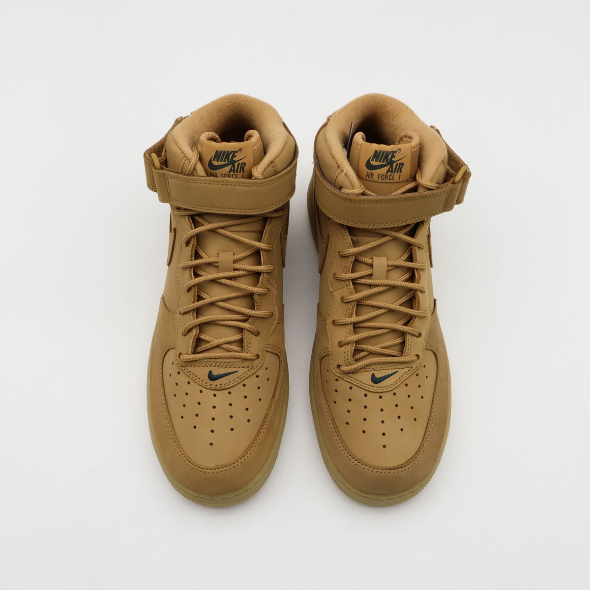 715889-200 Nike Air Force 1 '07 Mid Flax Outdoor Green 2025 (Men's)