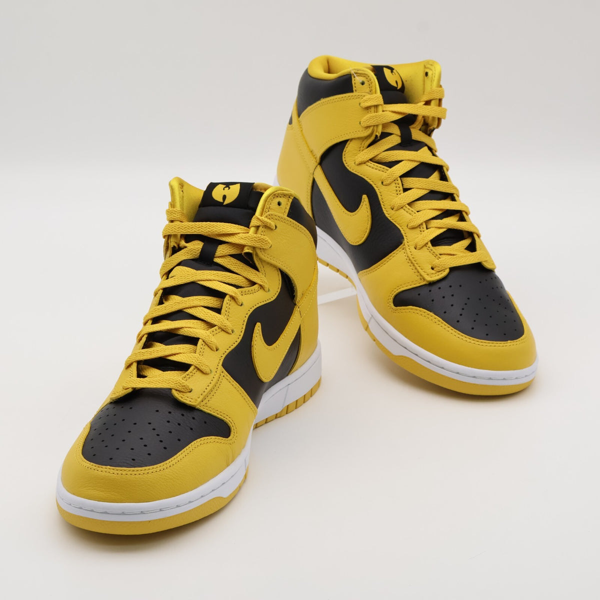 HJ4320-001 Wu-Tang Clan Nike Dunk High Retro PRM Black and Pollen (Men's)