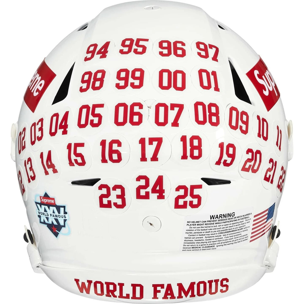 Supreme Riddell SpeedFlex Helmet White