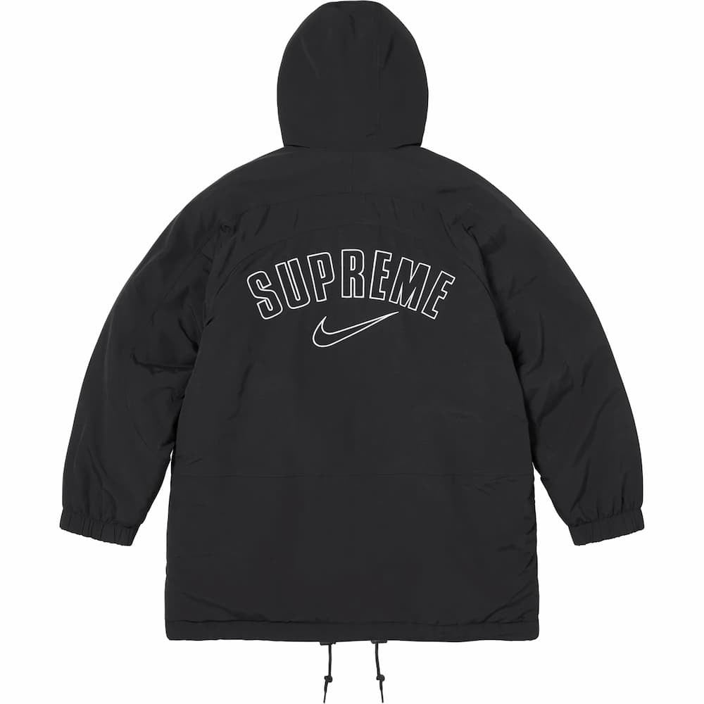 Supreme Nike Faux Fur Reversible Parka Black