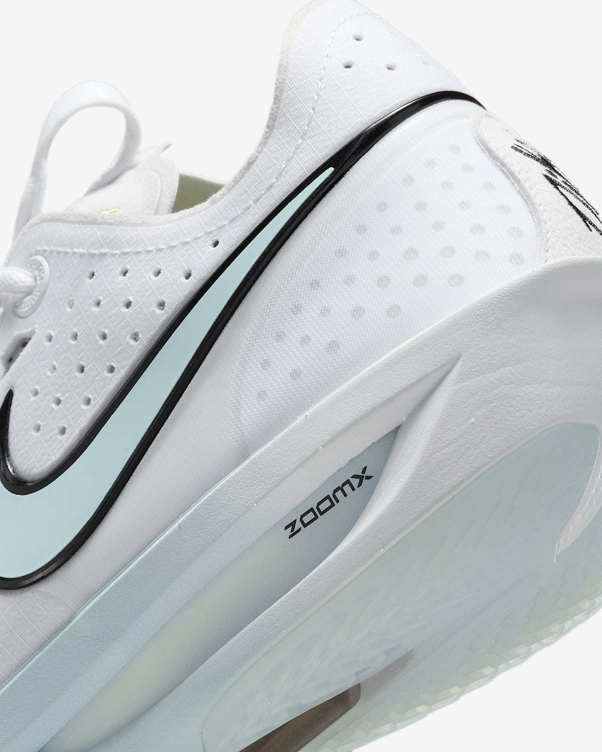 DV2918-104 Nike Zoom GT Cut 3 White Metallic Silver Light Lemon Twist (Men's)