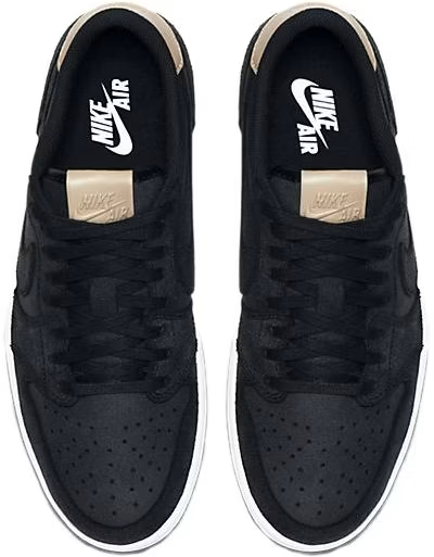 905136-010 Nike Air Jordan 1 Retro Low OG "Black Vachetta" (Men's)