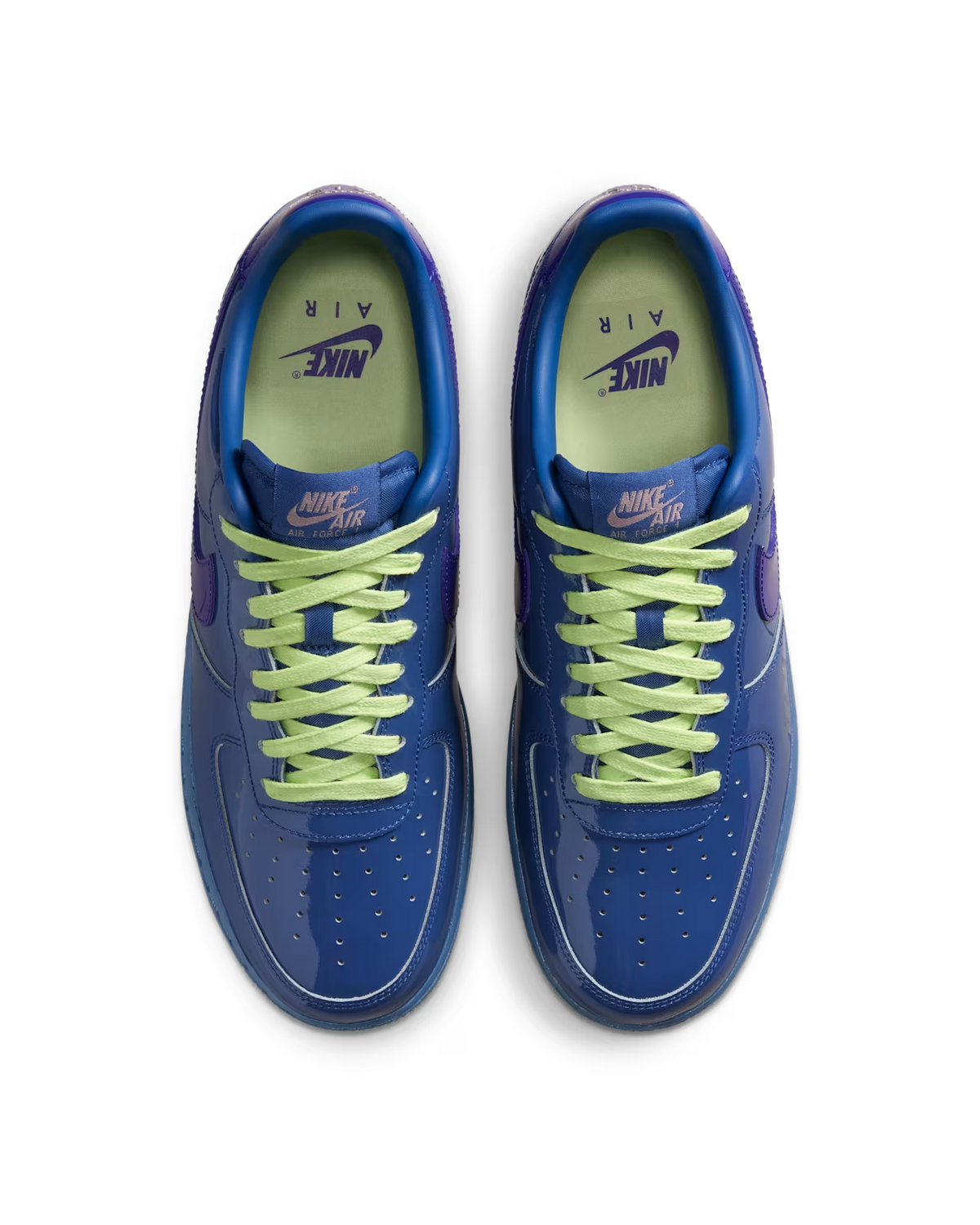IO4489-400 Nike Air Force 1 Low Patent Leather Mystic Navy Grape Ice (Men's)