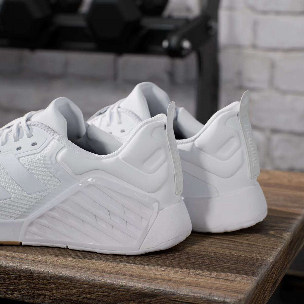 ID8628 adidas Dropset 3 Cloud White Crystal White (Men's)