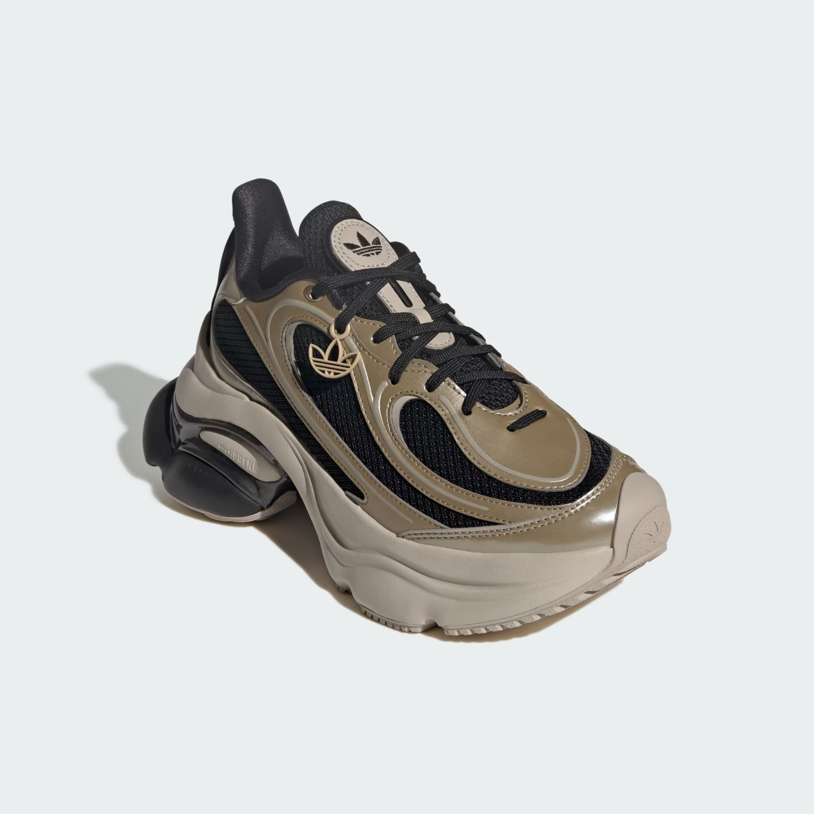 KI0583 adidas Originals Ozvenuz Core Black Cyber Metallic Wonder Beige (Women's)