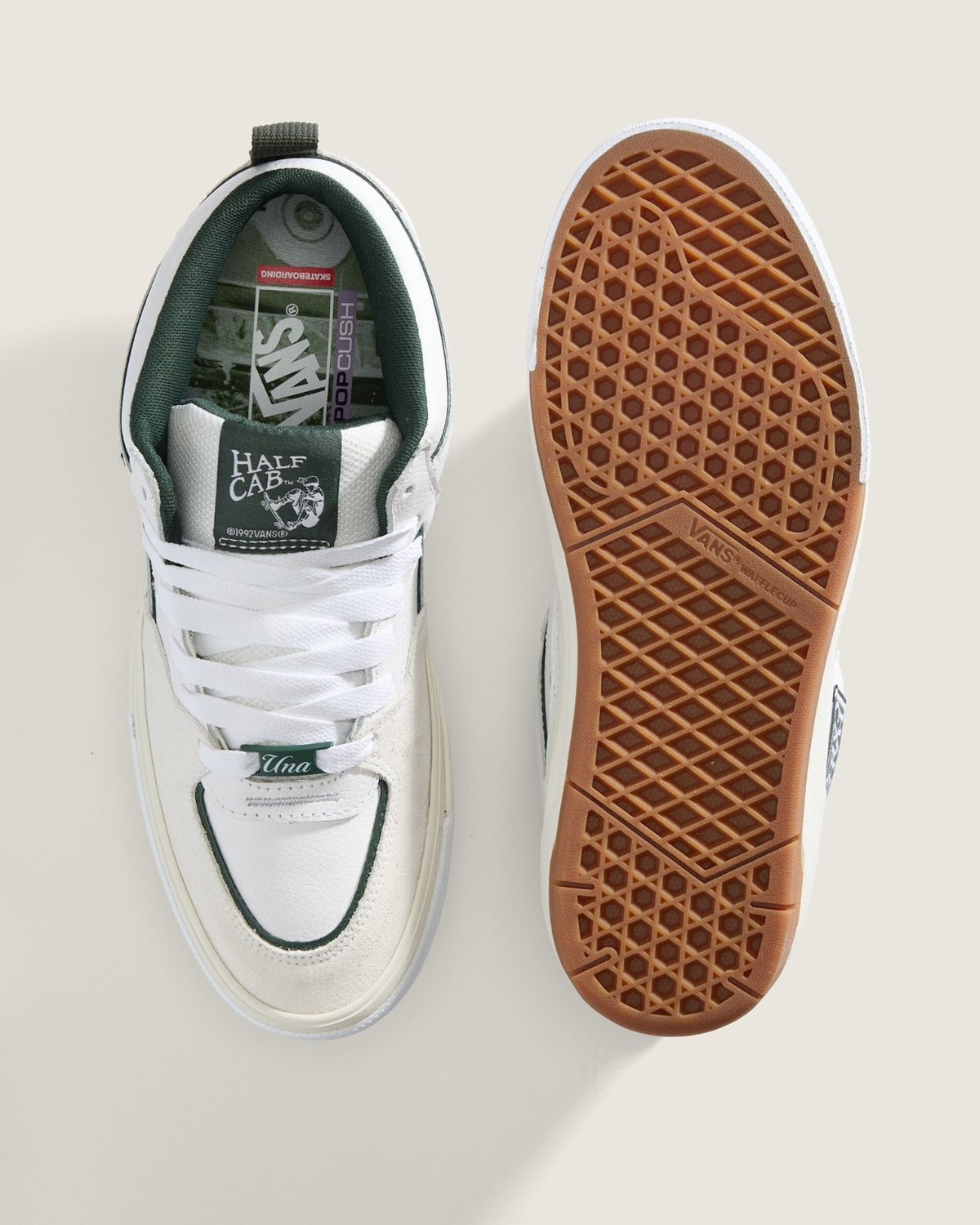 VN000D9Z9DH Vans Skate Half Cab Wafflecup White (Men's)