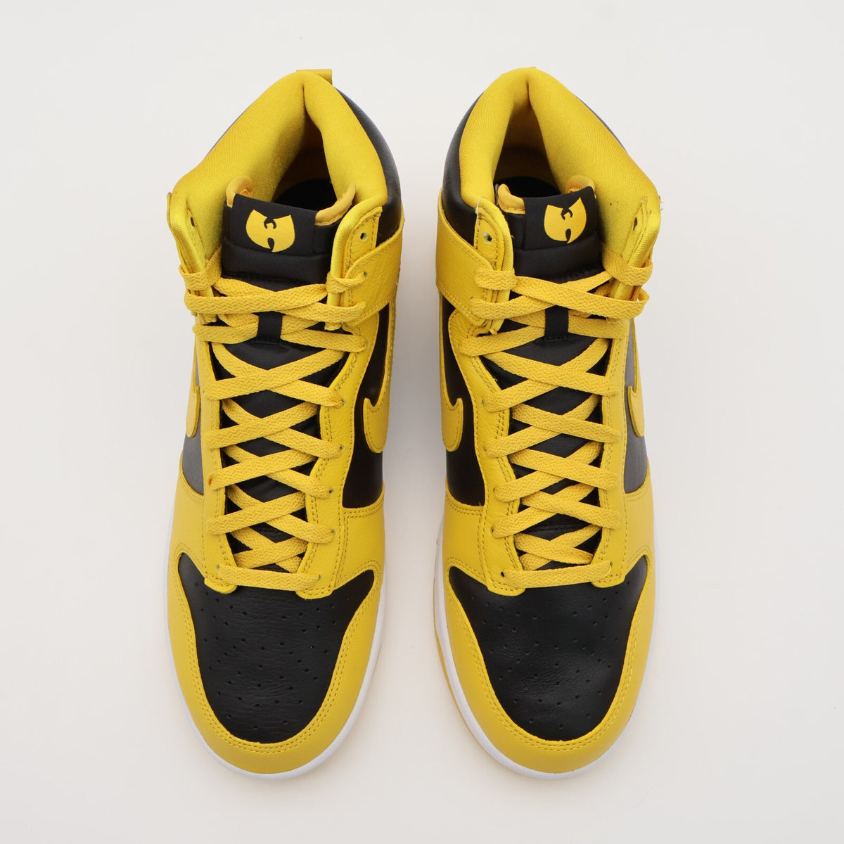 HJ4320-001 Wu-Tang Clan Nike Dunk High Retro PRM Black and Pollen (Men's)