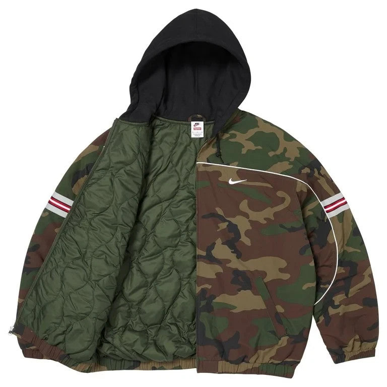 Supreme x Nike Nylon Hooded Jacket Woodland Camo