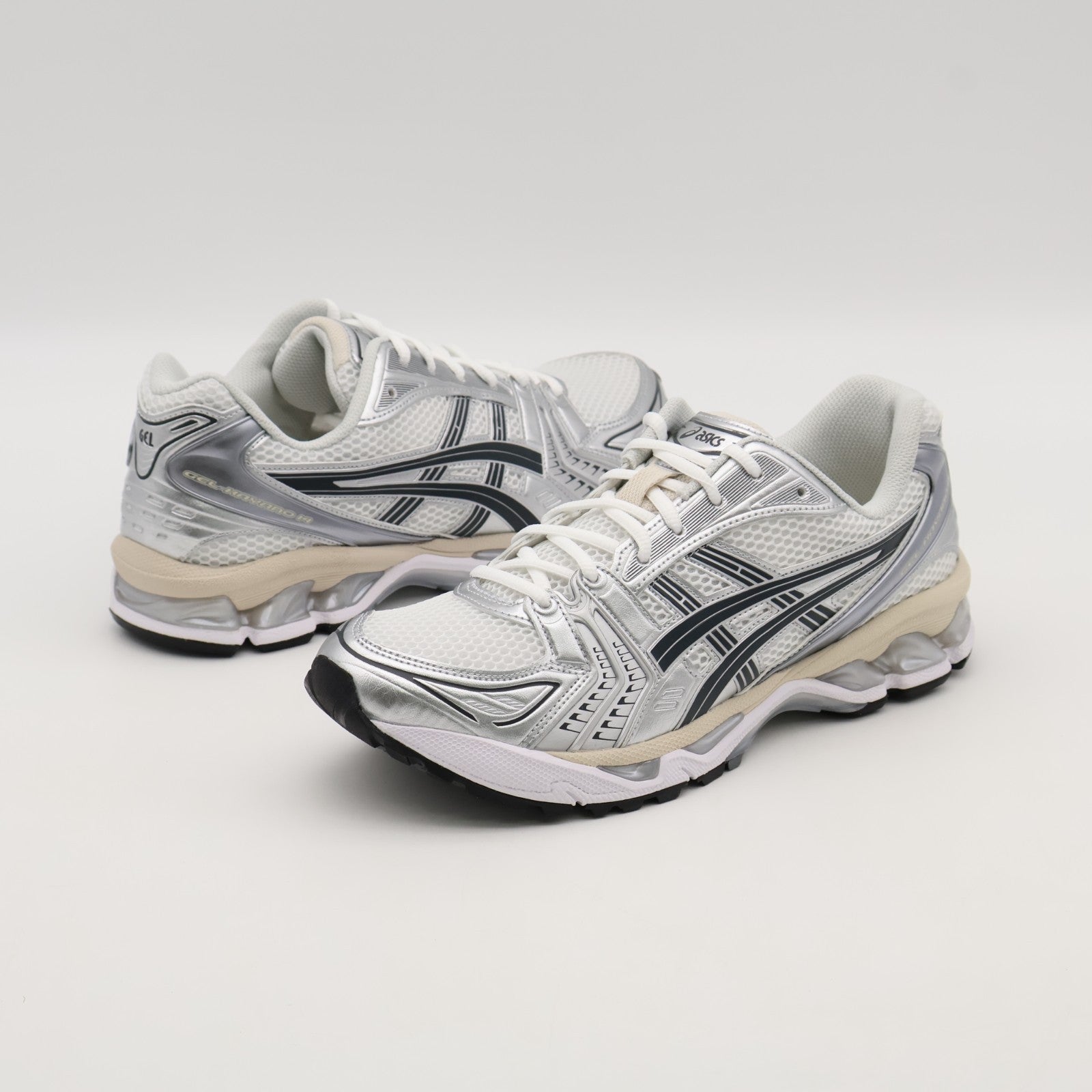 1203A537-110 Asics Gel-Kayano 14 White Graphite Grey (Men's)