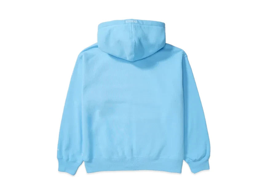 Supreme Devil S Logo Zip Up Hooded Sweatshirt "Light Blue"