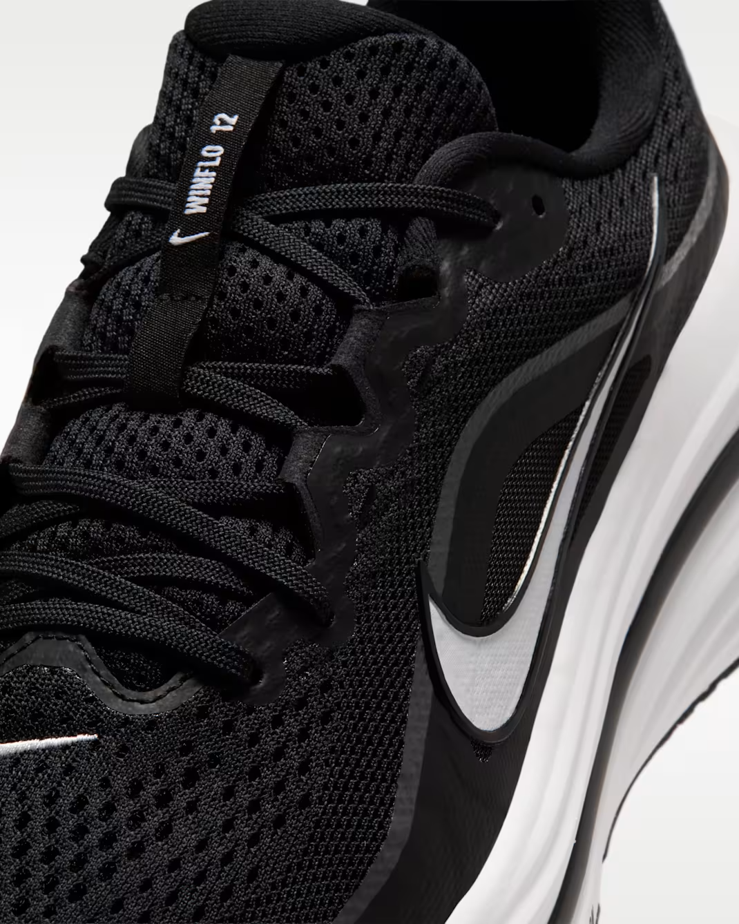 HV9272-002 Nike Winflo 12 "Black/Dark Smoke Grey" (Men's)