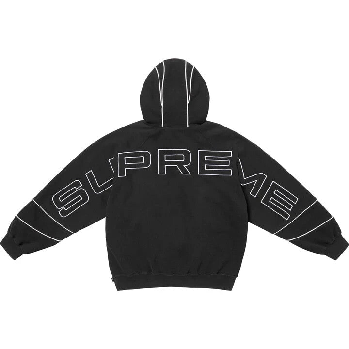Supreme Paneled Hooded Sweatshirt Black