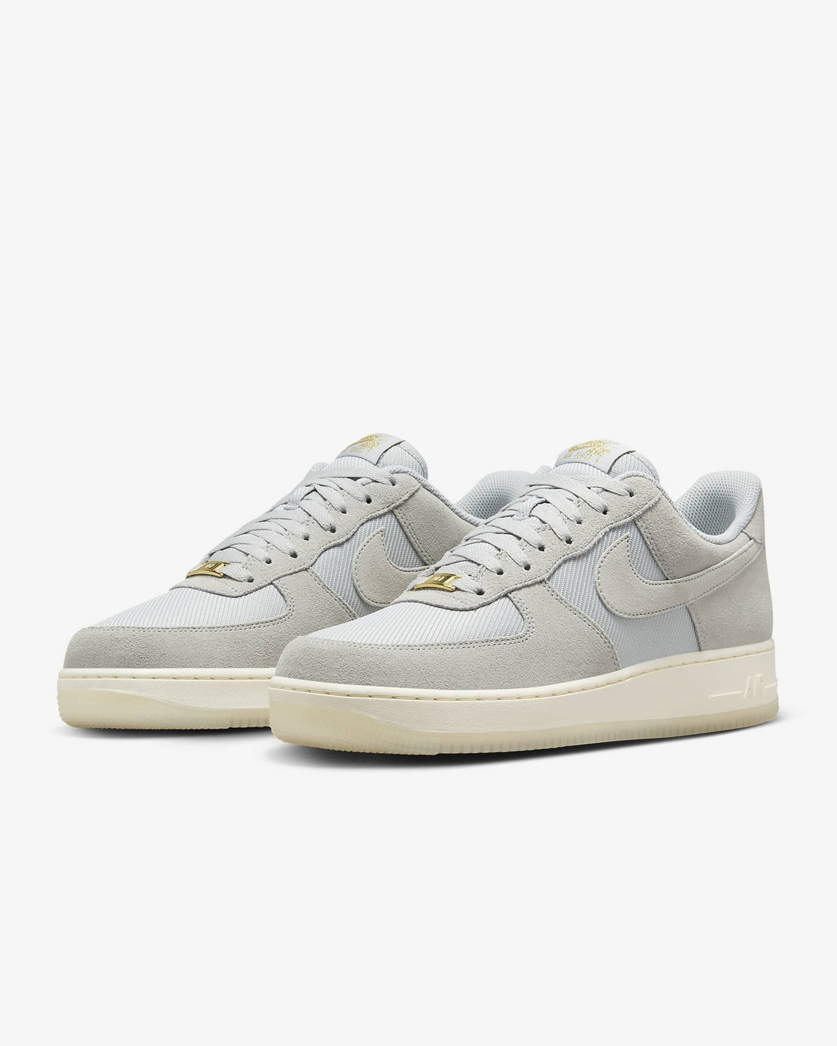 FZ5222-001 Nike Air Force 1 '07 LV8 Light Smoke Grey Metallic Gold Pale (Men's)