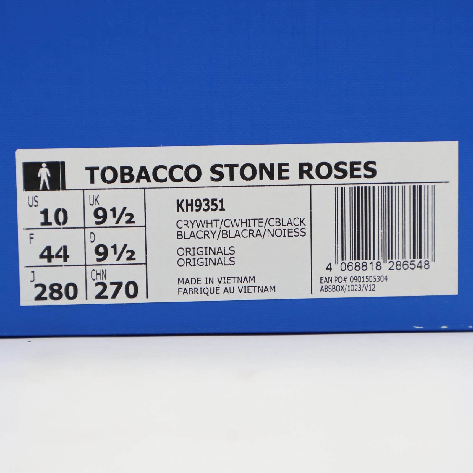 KH9351 The Stone Roses adidas Tobacco Crystal White Core Black (Men's)