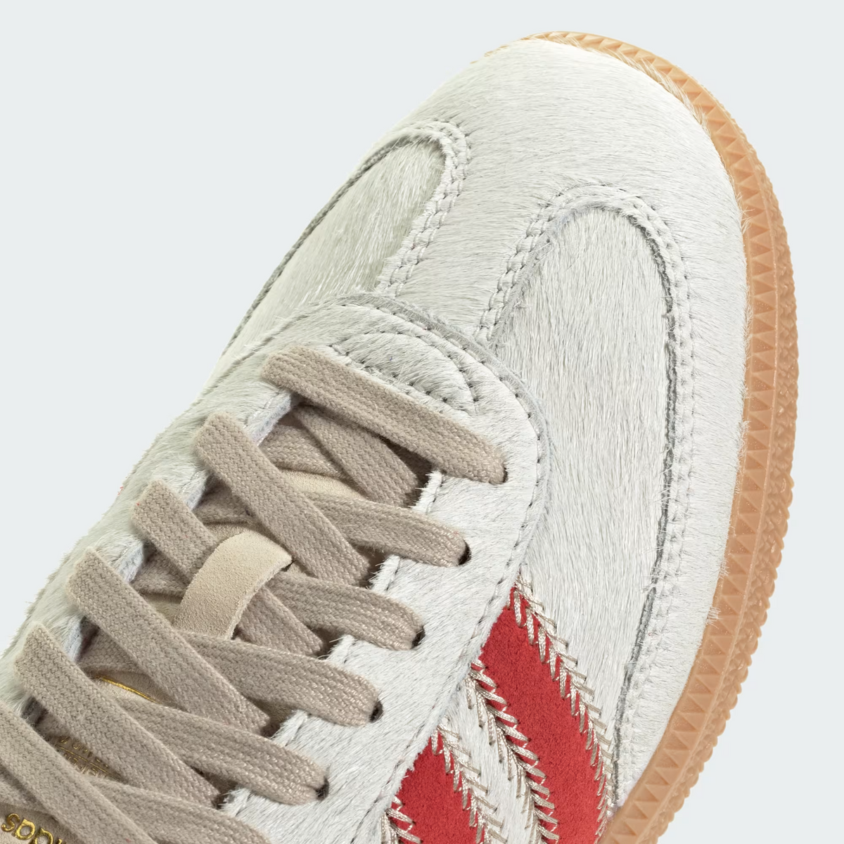 JS3935 adidas Originals Samba OG Wonder Beige Cream White Better Scarle (Women's