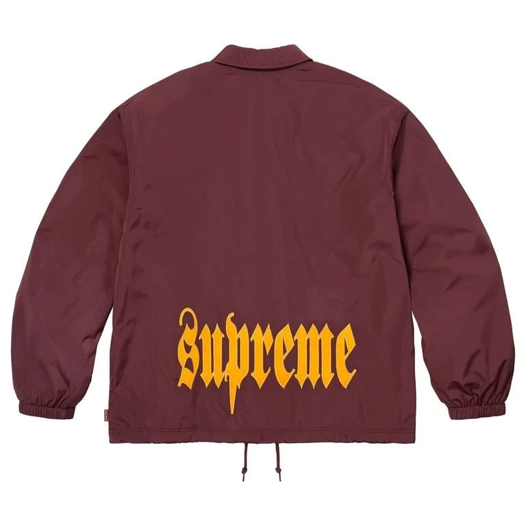 Supreme Coaches Jacket Burgundy