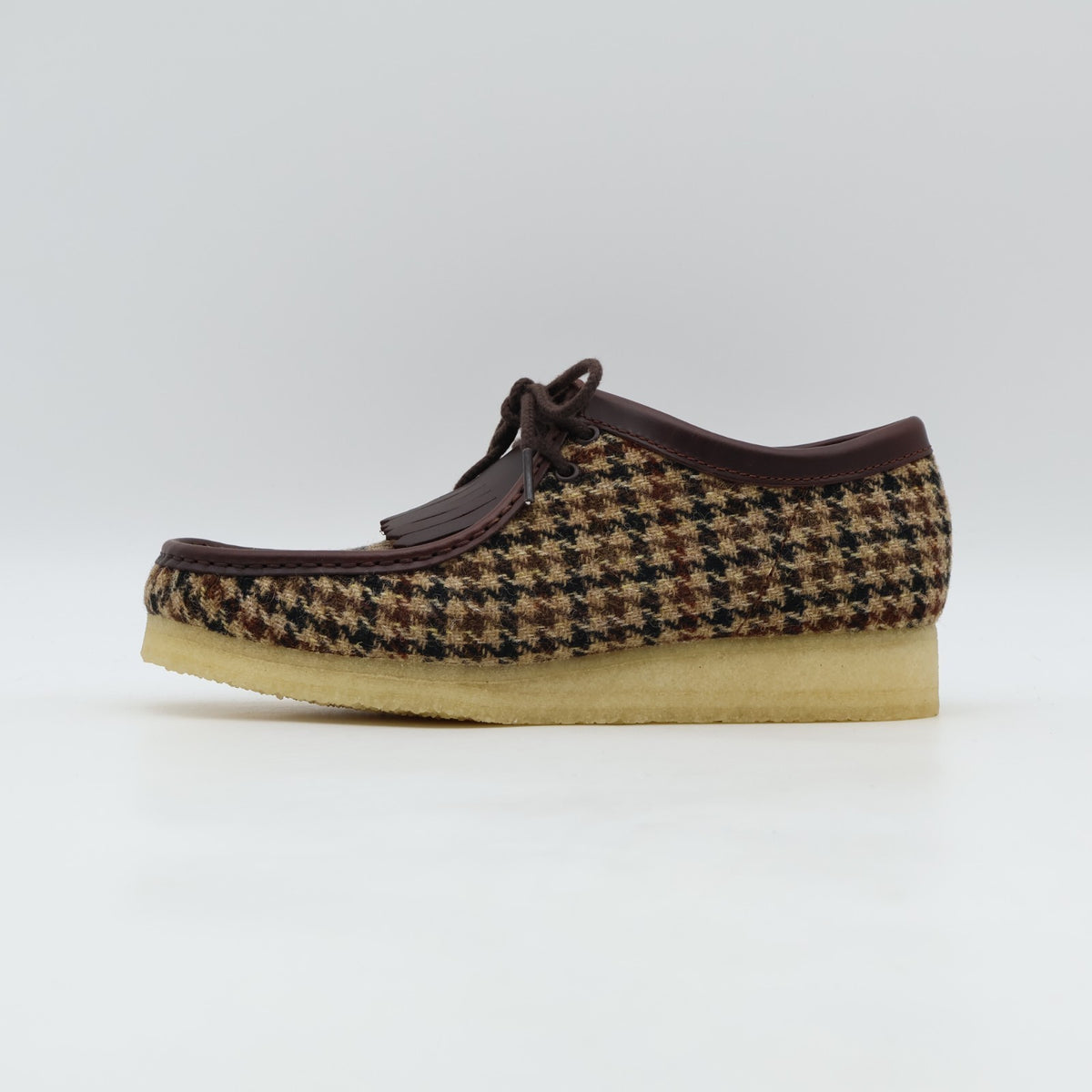 26182791 Harris Tweed Ã Clarks Wallabee Brown Tweed Combi ( Men's )