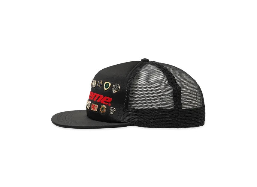 Supreme Pins Mesh Back 5-Panel "Black"