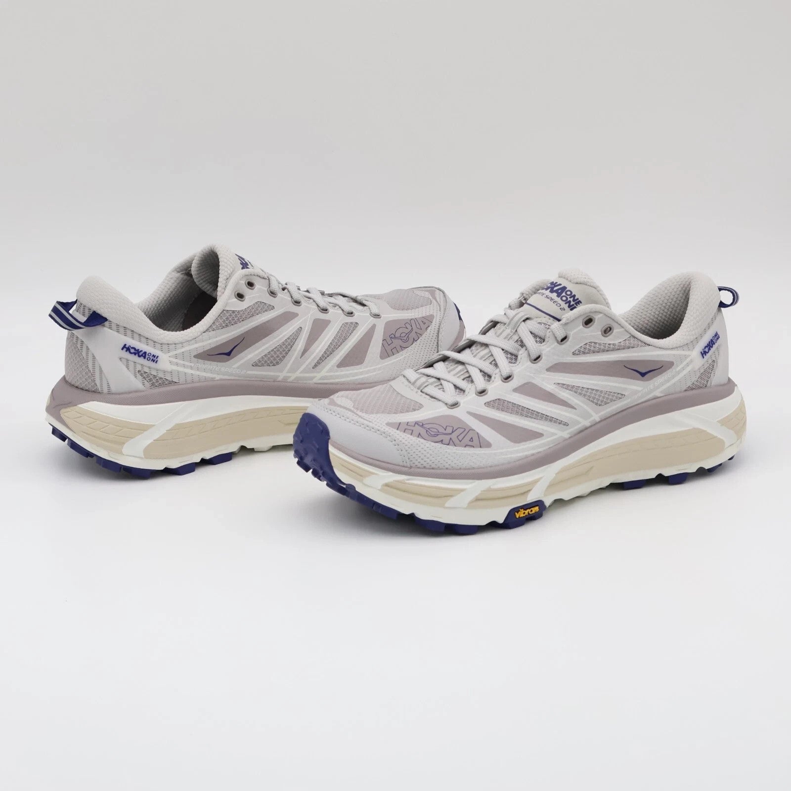 Size 10 - 1126851-OPR Hoka One One HOKA Mafate Speed 2 Oat Milk Vaporous (Men's)