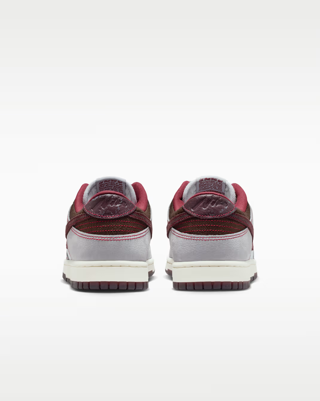 IH1942-001 Nike Dunk Low Retro SE Pure Platinum Burgundy Crush (Men's)