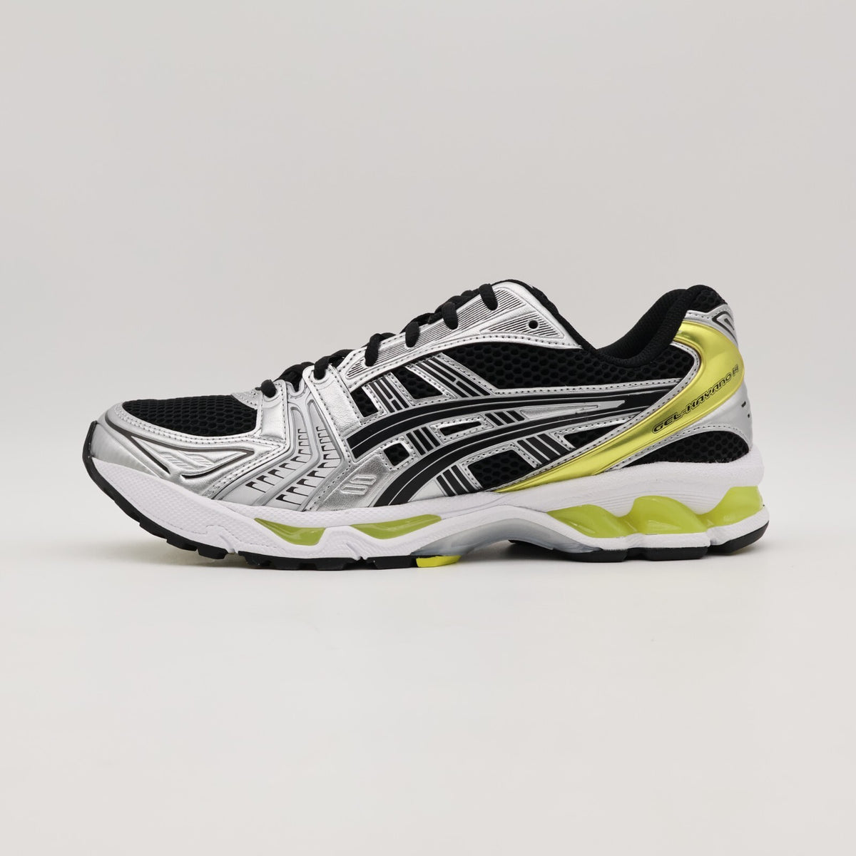 1203A537-001 Asics Gel-Kayano 14 Black Lemon Spark (Men's)