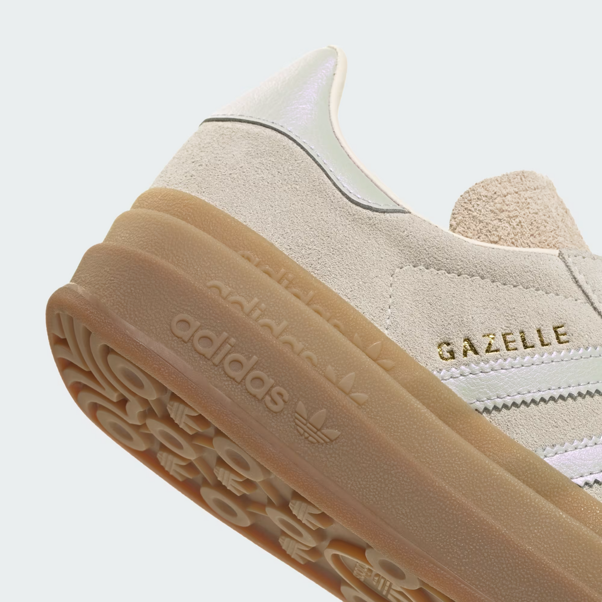 IH6782 adidas Gazelle Bold Grey One Cream White (SNIDEL Japan) (Women's)