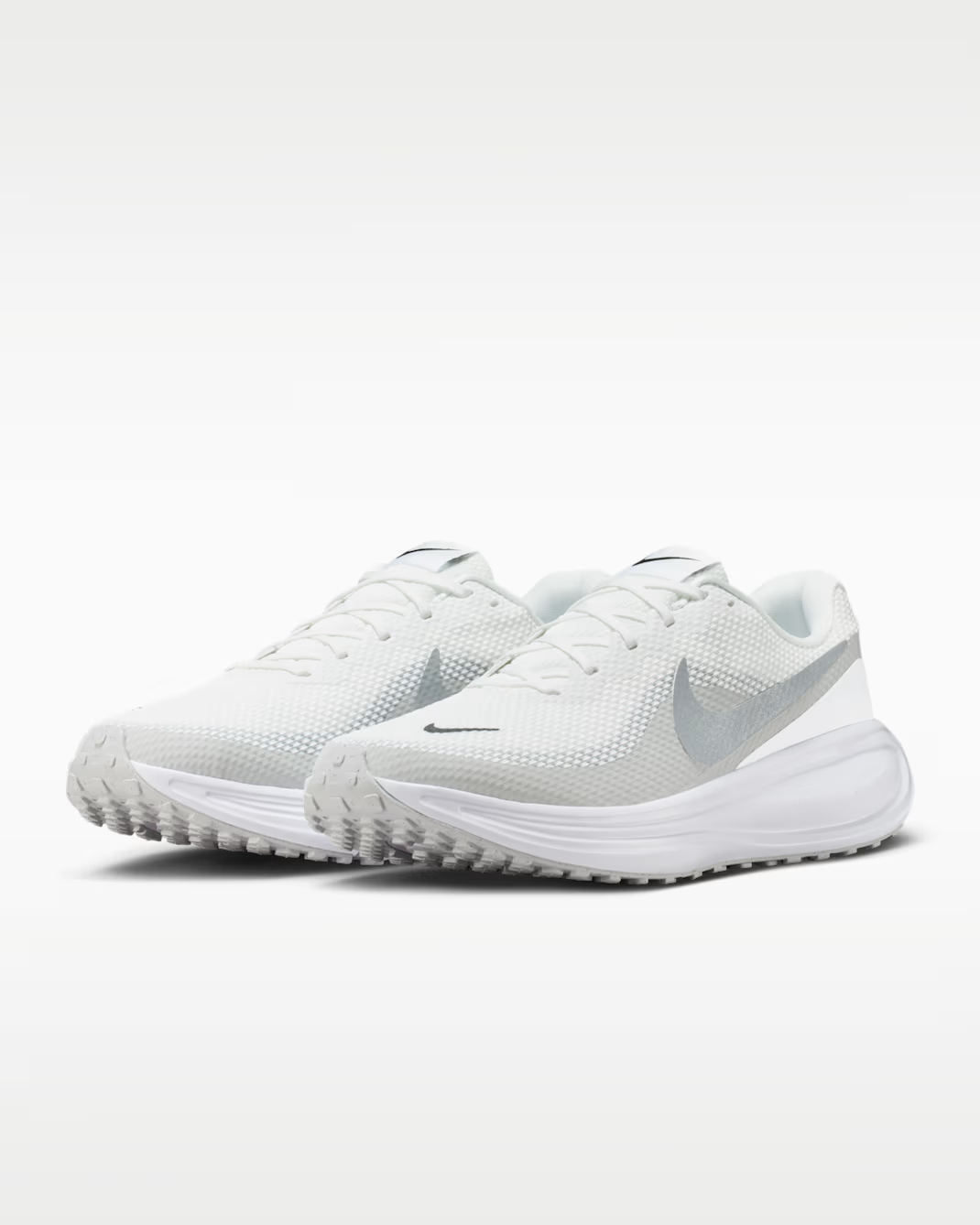 HJ9198-122 Nike Revolution 8 Summit White Metallic Silver (Men's)
