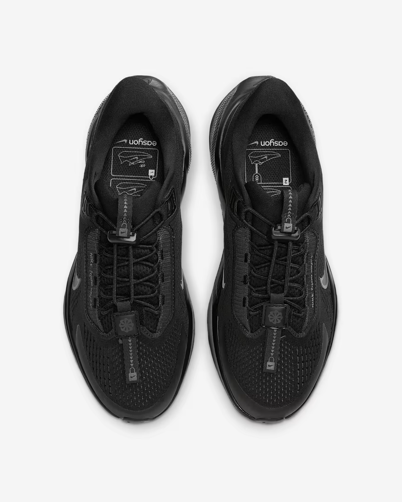 FQ7844-001 Nike Pegasus Easy On  Road Running Shoes Black White (Women's)
