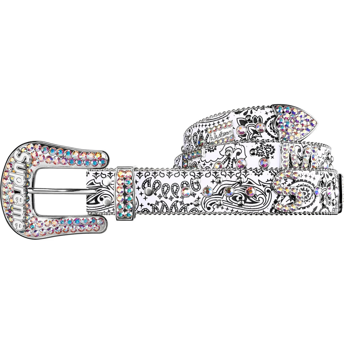 Supreme x b.b. Simon Bandana Belt White