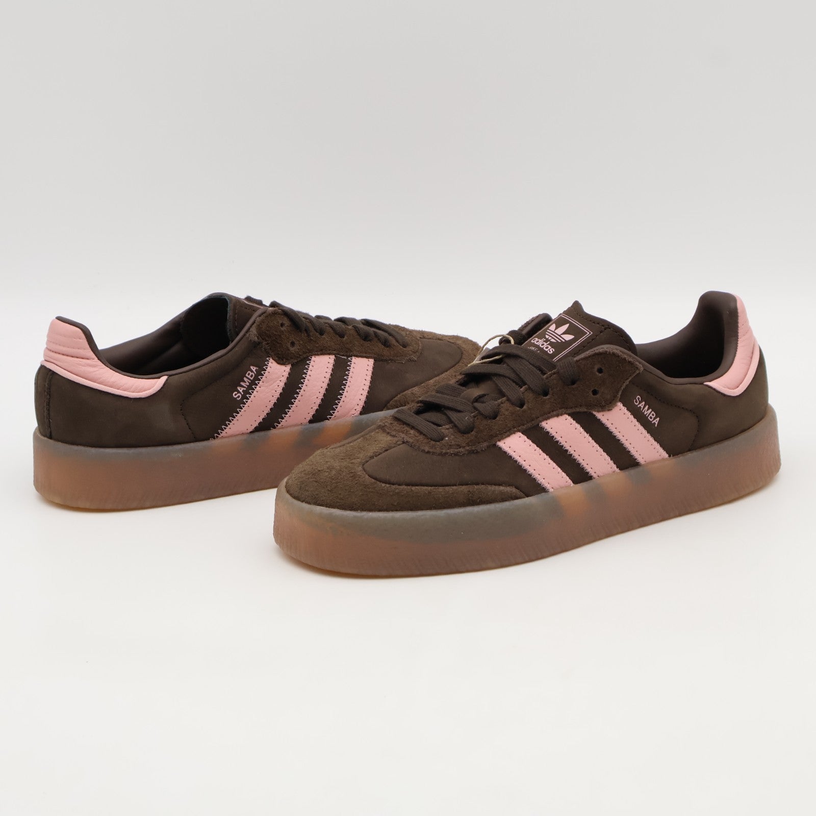 JI2744 adidas Originals Sambae Dark Brown Wonder Mauve Gum M2 (Women's)
