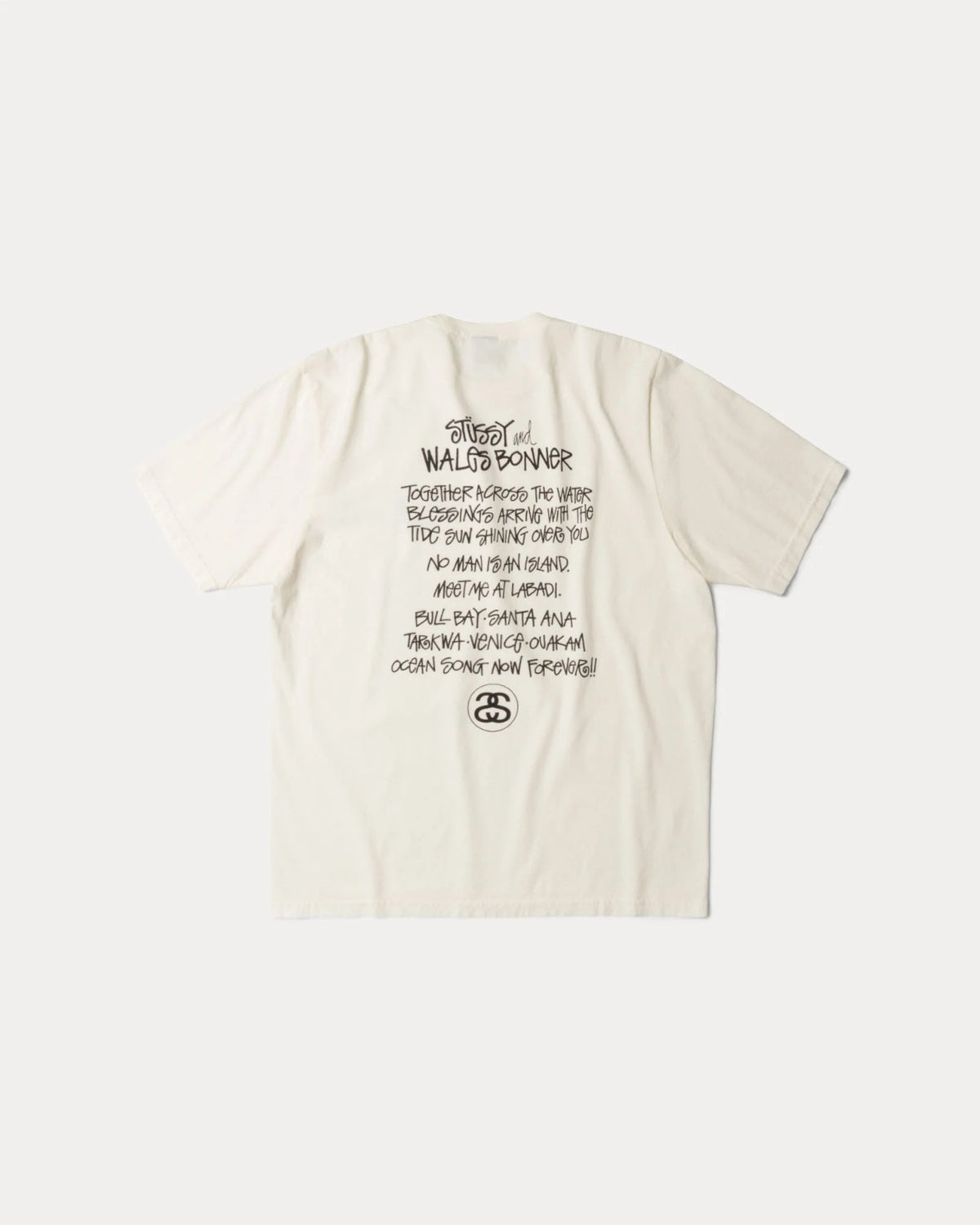 Stussy Wales Bonner Ocean Song Tee Ivory