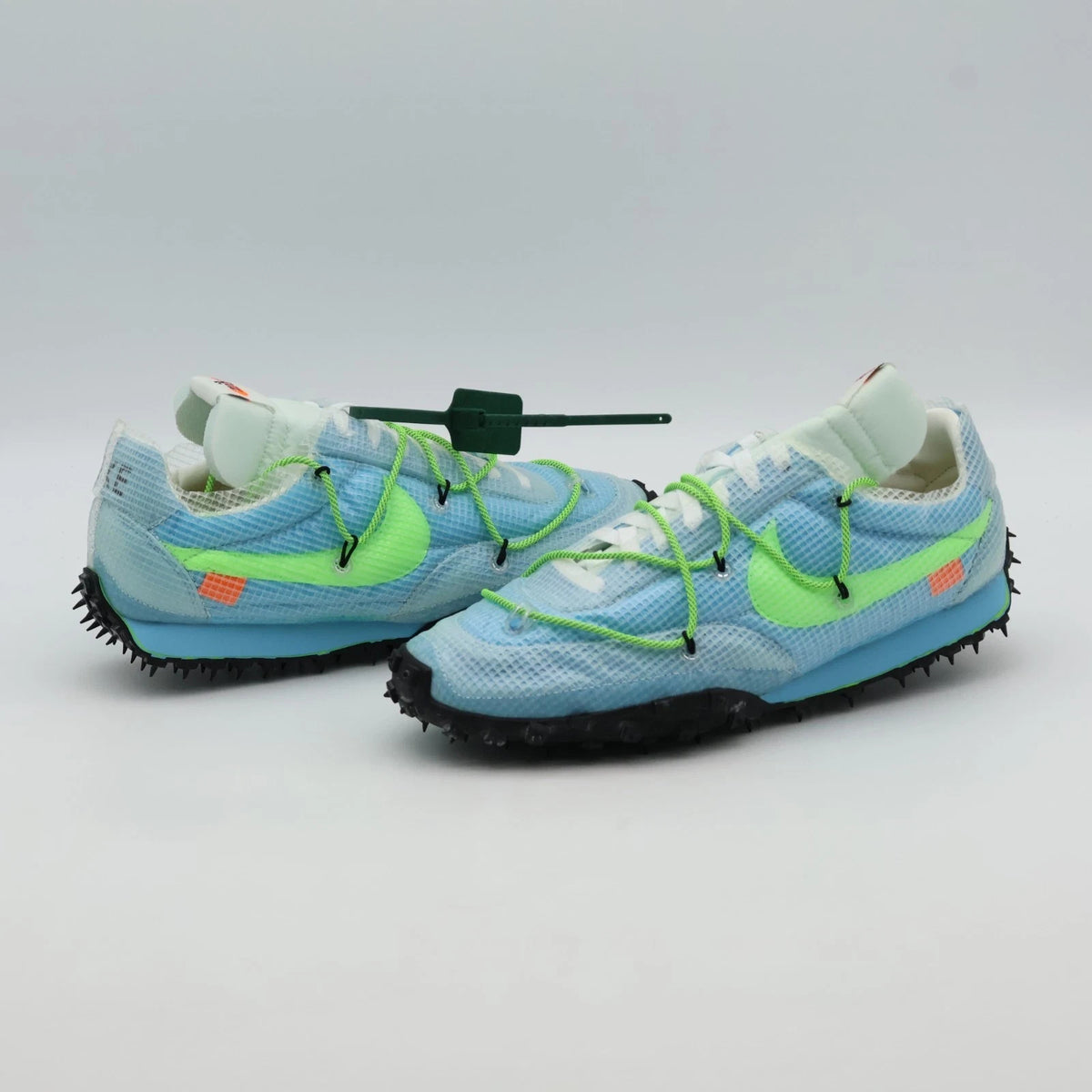 CD8180-400 Off-White Ã Nike Waffle Racer Vivid Sky  (Women's)