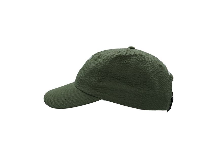 Supreme Seersucker S Logo 6-Panel Green