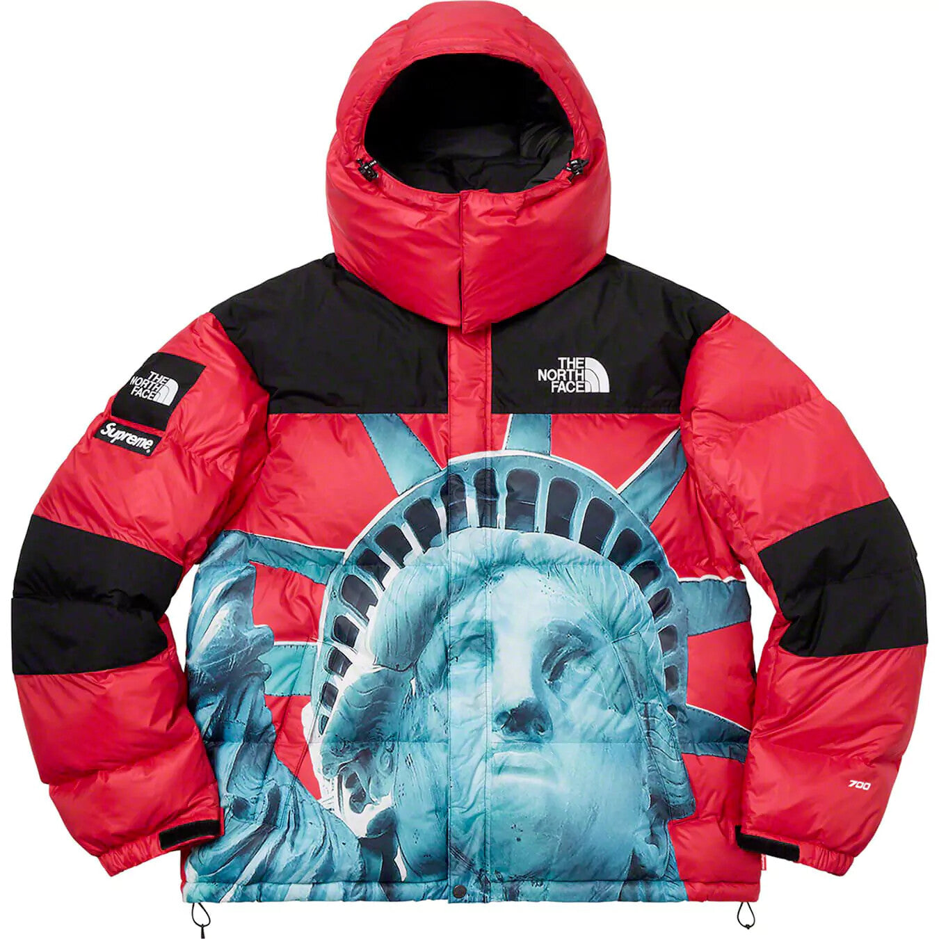 Supreme The North Face Statue of Liberty Baltoro Jacket Red