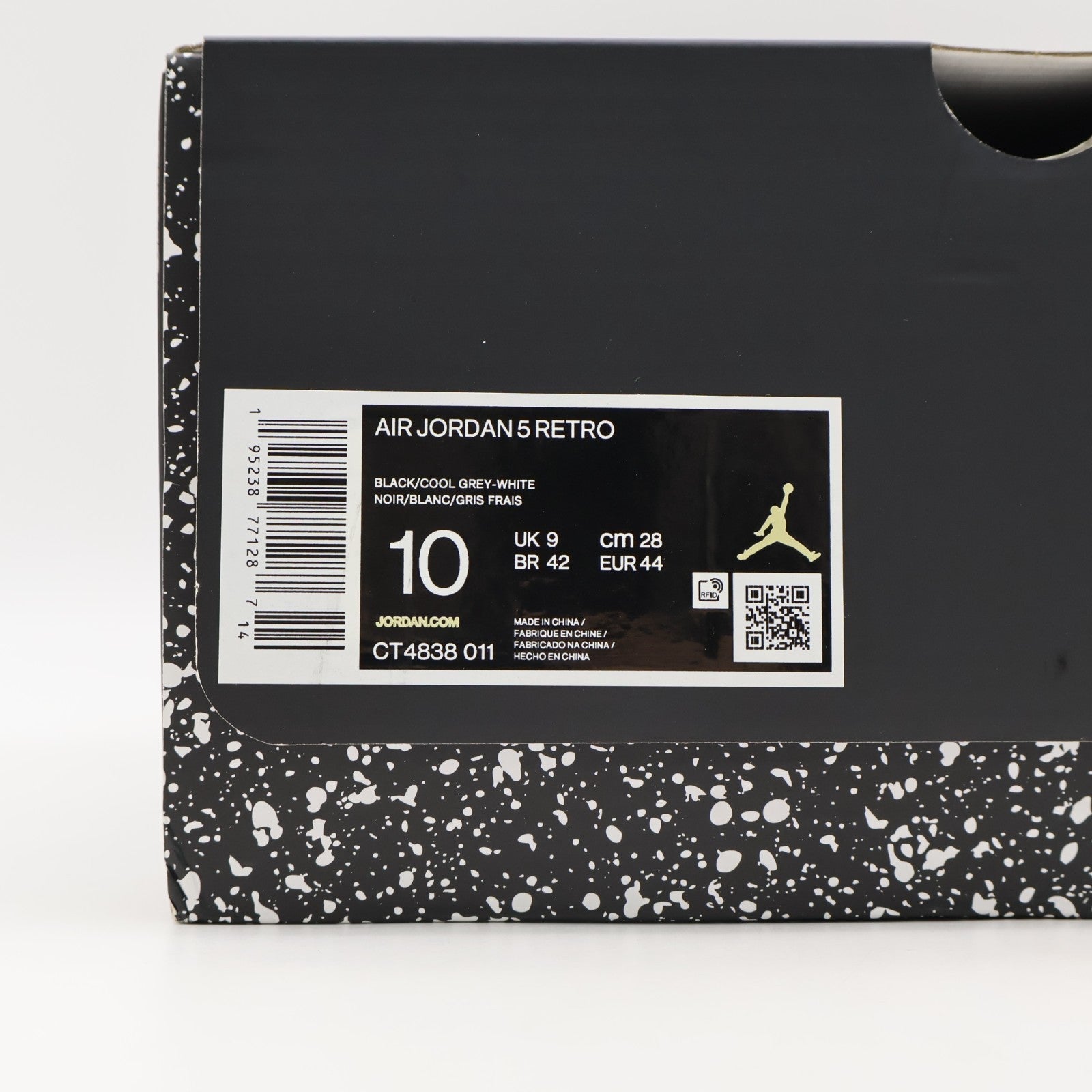 CT4838-011 Nike Air Jordan 5 Retro Oreo Moonlight Black White Cool Grey Gray