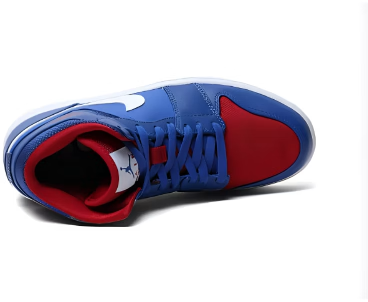 554724-407 Nike Air Jordan 1 Mid "Detroit Pistons" (Men's)