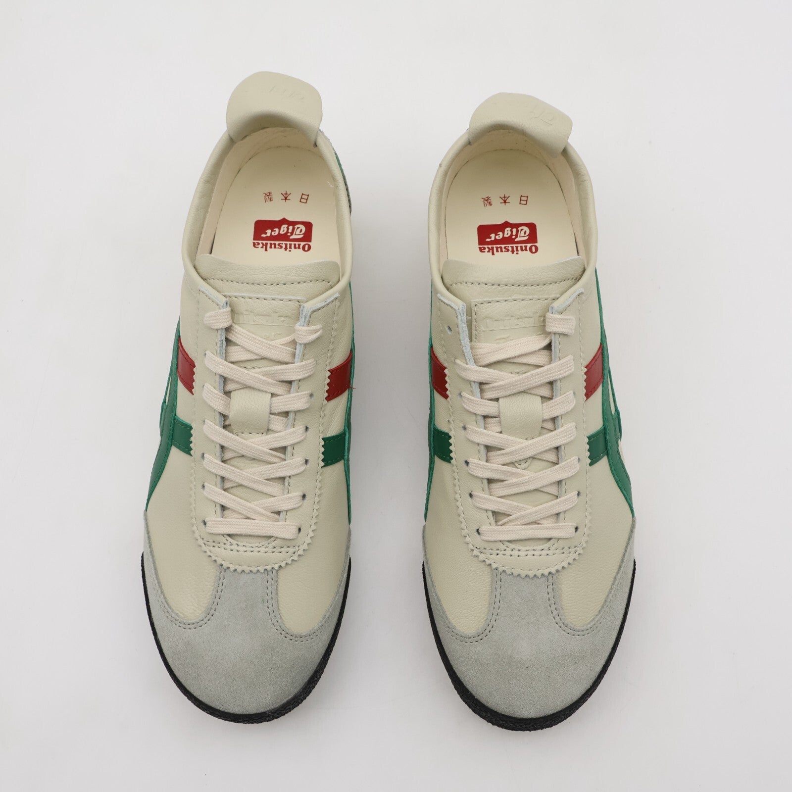 1182A466-101 Onitsuka Tiger Mexico 66 Deluxe Cream Green (Women's)