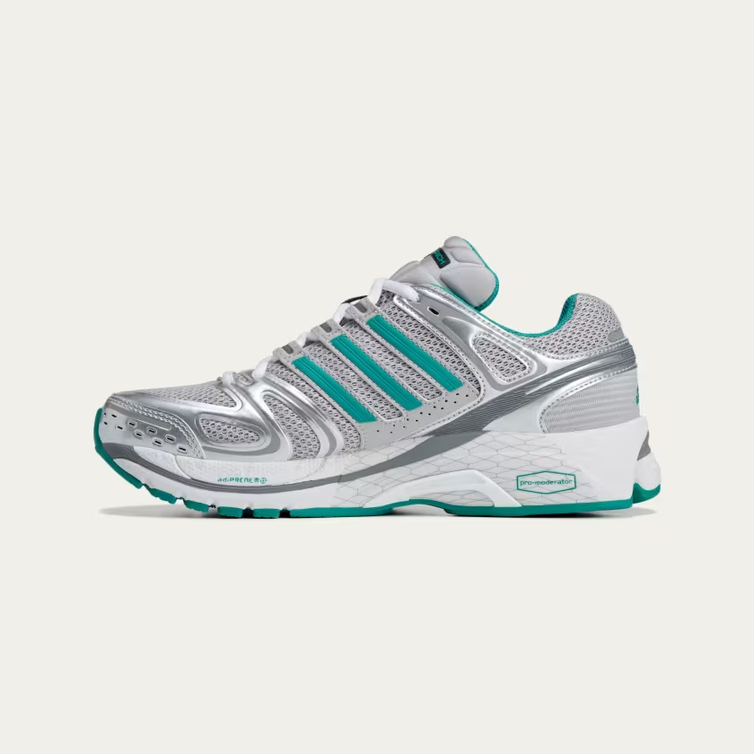 IH9708 Sporty Rich adidas Originals Adistar Control 5 Grey Two Pure Teal (Men's)