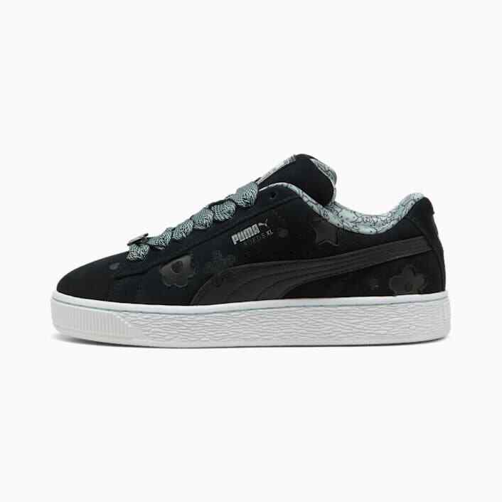 402381-01 Hello Kitty Puma Women's Suede XL Puma Black Light Moss (Women's)