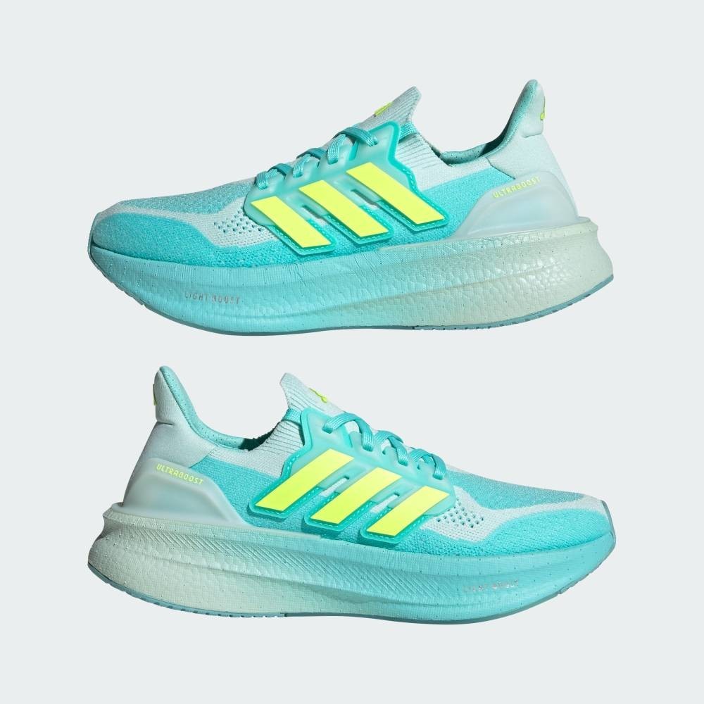 JQ2911 adidas Ultraboost 5 Blue Hi-Res Yellow Halo Mint (Women's)