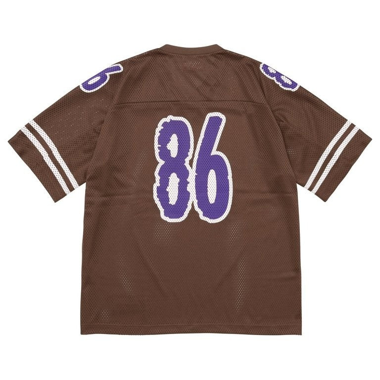 Supreme Reflective Football Jersey Brown