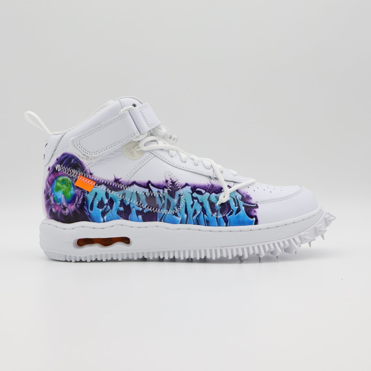 DR0500-100 Off-White Nike Air Force 1 Mid Graffiti (Men's)