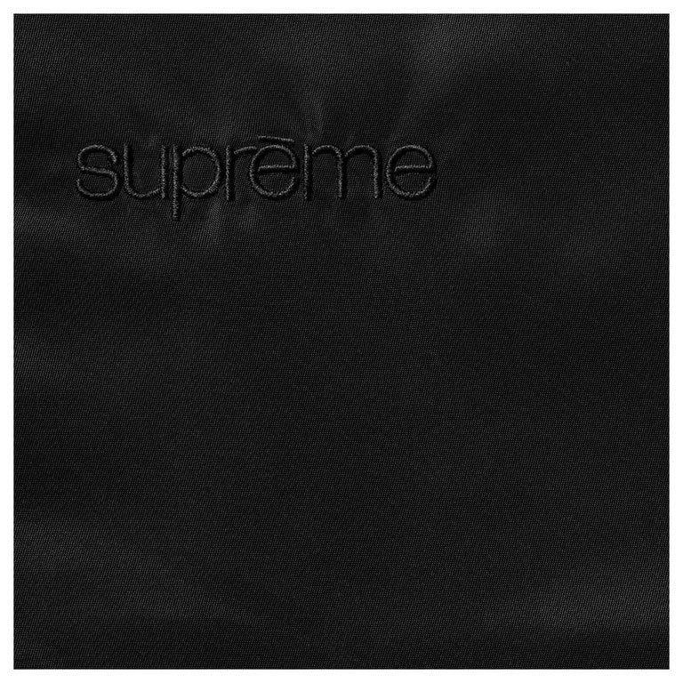 Supreme Stand Collar Lined Nylon Jacket Black