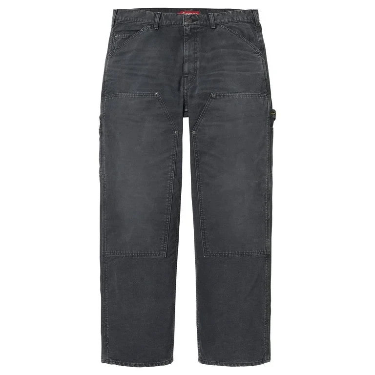 Supreme Worn Double Knee Painter Pant Black (26FW)