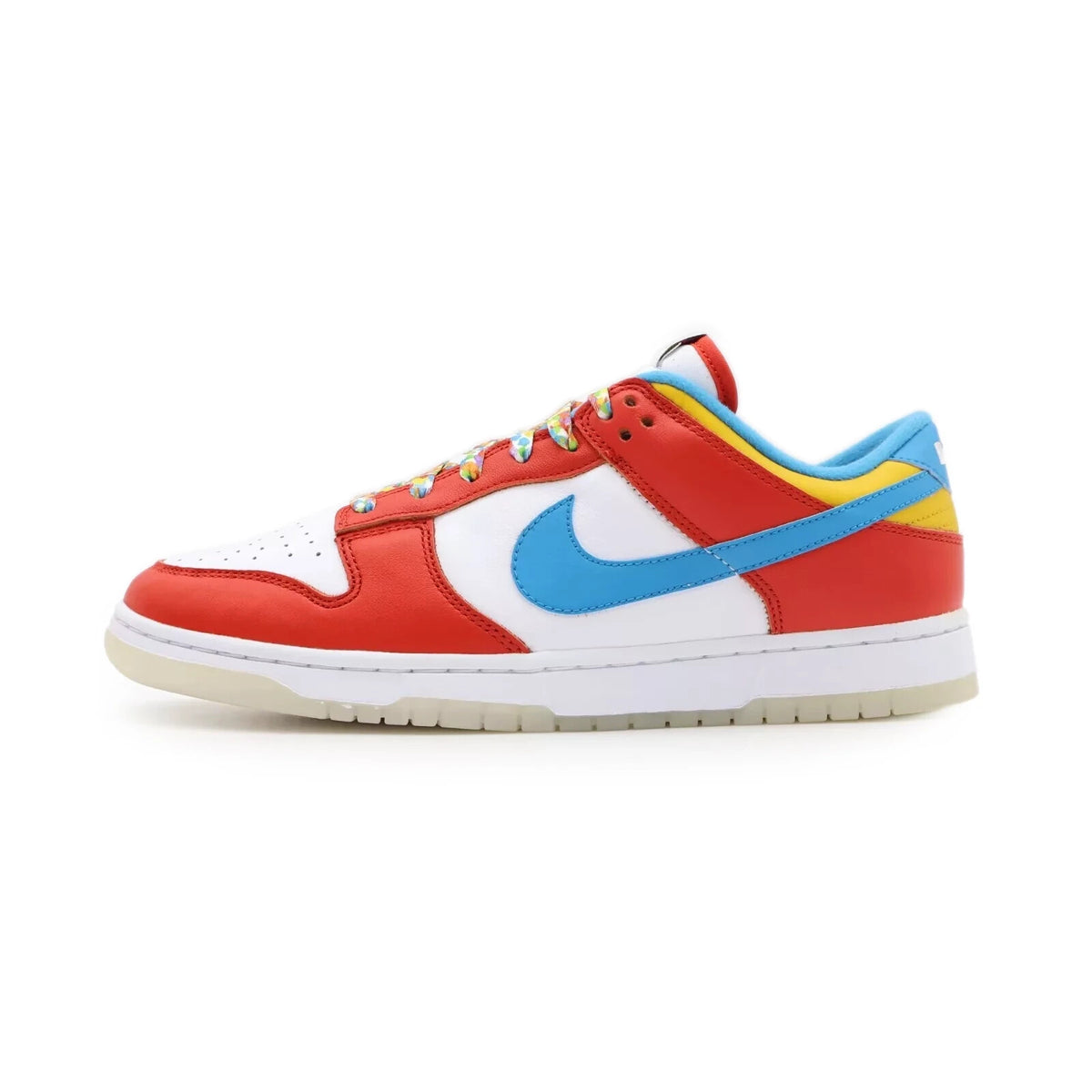 DH8009-600 Nike Dunk Low LeBron James Fruity Pebbles Habanero Red (Men's)