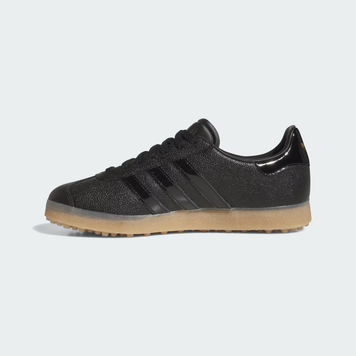 JI4157 adidas Gazelle Lux Spikeless Golf Core Black/Gum (Men's)